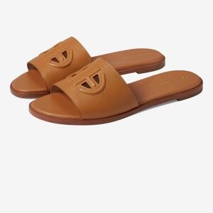 Cole Haan, Flynn, Tan Slide Sandals, Size 7.5, Excellent Like New!